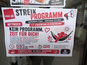 ver.di Streikaufruf_KW 21-2026_fotografiert in den R&auml;umen der G&ouml;ttinger Verkehrsbetriebe G&Ouml;VB